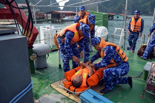 Nâng cao kỹ năng ứng cứu ngư dân 

