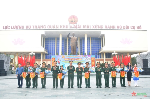 Cục Chính trị Quân khu 4: Tổ chức Giải Thể thao chào mừng Ngày truyền thống các tổ chức quần chúng 