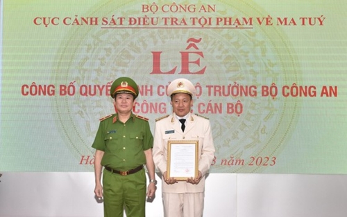 Đại tá Nguyễn Ngọc Quang giữ chức vụ Phó cục trưởng Cảnh sát điều tra tội phạm về ma túy
