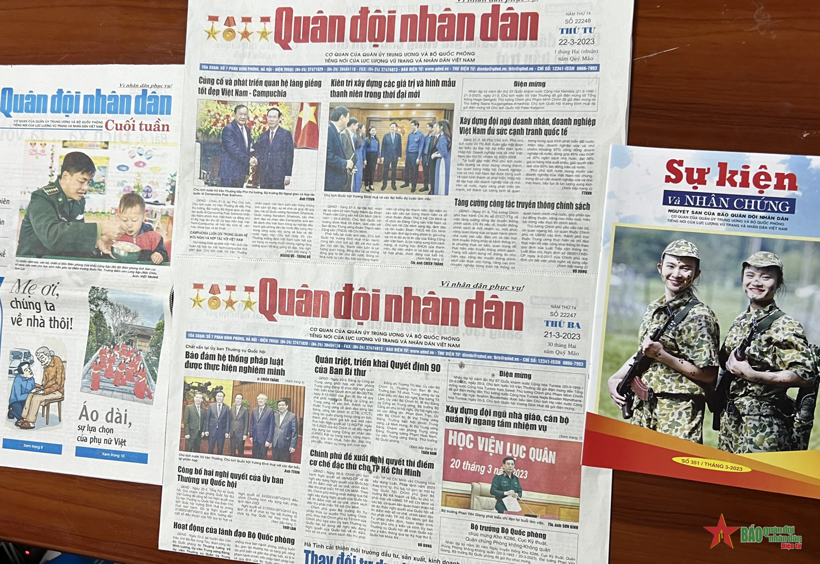 Kính mời bạn đọc đặt mua các ấn phẩm Báo Quân đội nhân dân quý II-2023