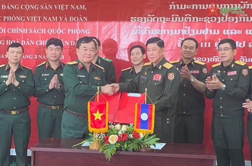 Việt Nam và Lào tiến hành Đối thoại Chính sách Quốc phòng lần thứ 3

