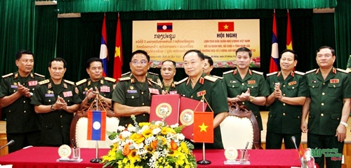 Hội nghị liên tịch giữa Quân khu 5 với các đơn vị quân đội Lào
