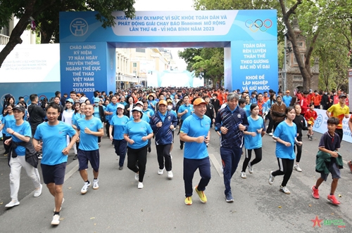Hà Nội tổ chức Ngày chạy Olympic vì sức khỏe toàn dân 2023


