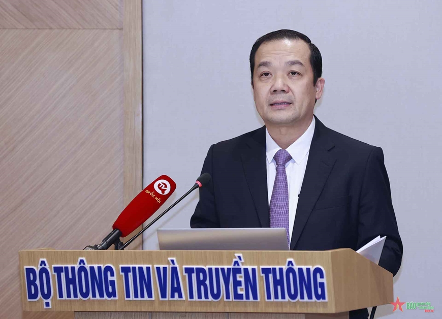Thứ trưởng Bộ Thông tin và Truyền thông Phạm Đức Long. Ảnh: DOÃN TẤN  