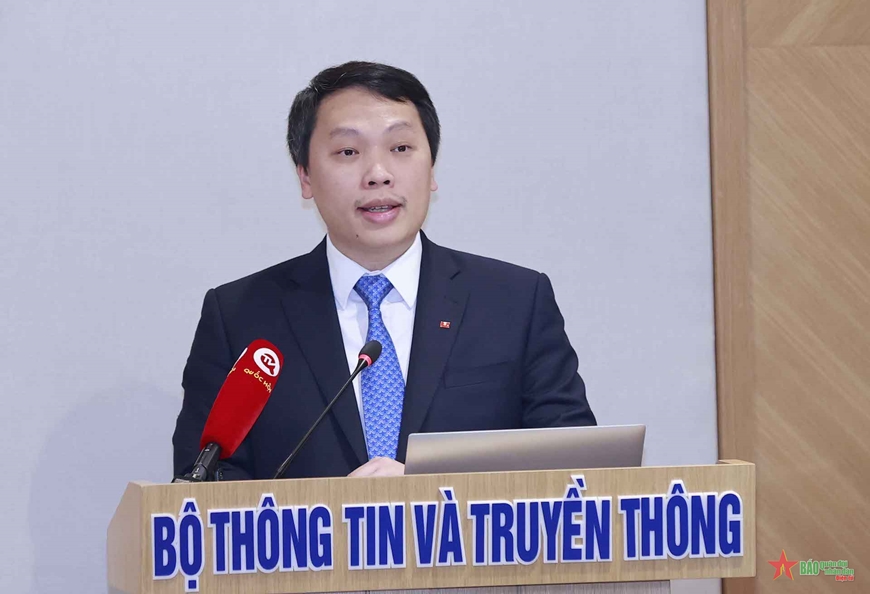Thứ trưởng Bộ Thông tin và Truyền thông Nguyễn Huy Dũng. Ảnh: DOÃN TẤN 