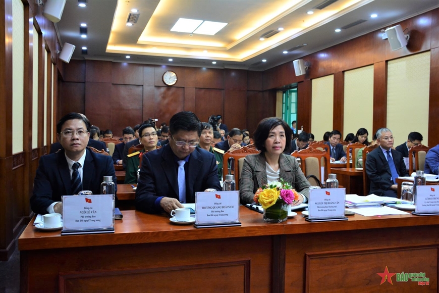  Các đại biểu tham dự Hội nghị tổng kết 10 năm thực hiện Nghị quyết Trung ương 8 khóa XI của Ban Đối ngoại Trung ương.