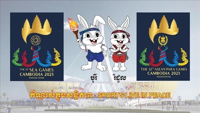 Biểu trưng (logo) và linh vật (Mascot) của SEA Games và ASEAN Para Games 2023.