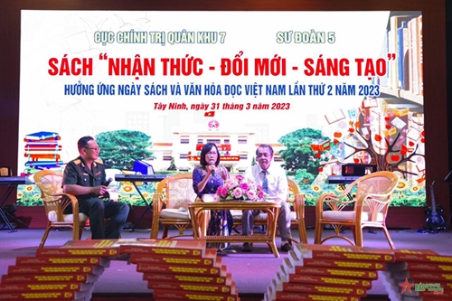 Quân Khu 7: Hưởng ứng Ngày sách và văn hóa đọc Việt Nam năm 2023