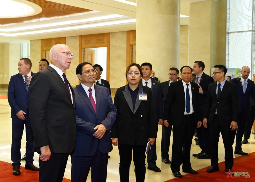  Thủ tướng Chính phủ Phạm Minh Chính và Toàn quyền Australia David Hurley.