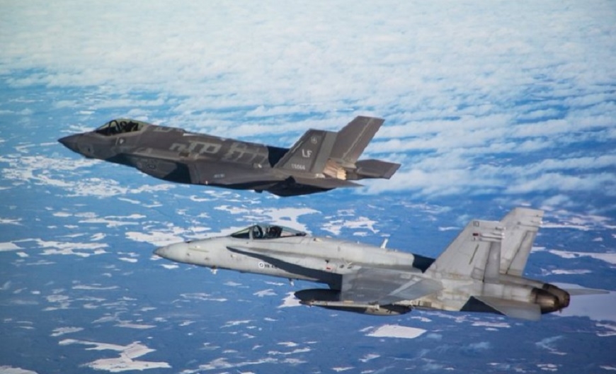 Phần Lan sẽ thay thế máy bay chiến đấu F/A-18 Hornets bằng máy bay F-35. Ảnh: Không quân Phần Lan 