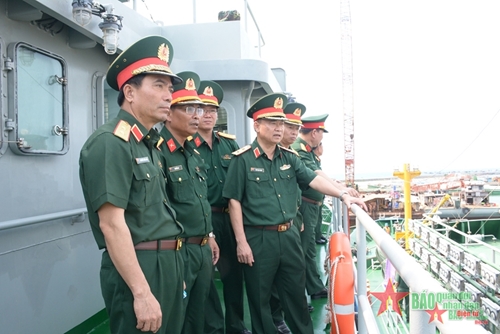 Đoàn công tác Bộ Tổng Tham mưu kiểm tra công tác quân sự,quốc phòng địa phương tại tỉnh Quảng Ngãi