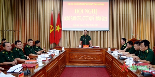 Bộ đội Biên phòng tỉnh Đắk Lắk triển khai nhiệm vụ công tác Đảng, công tác chính trị quý II năm 2023
