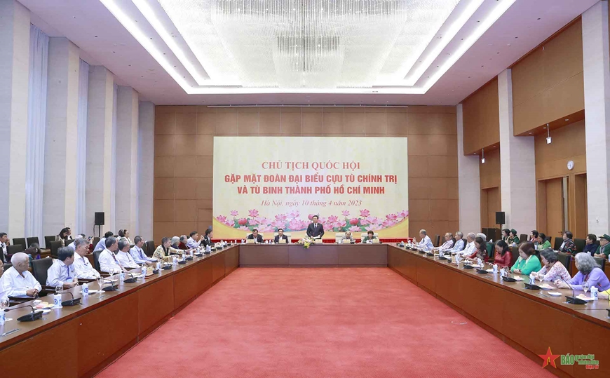  Quang cảnh cuộc gặp mặt. Ảnh: DOÃN TẤN