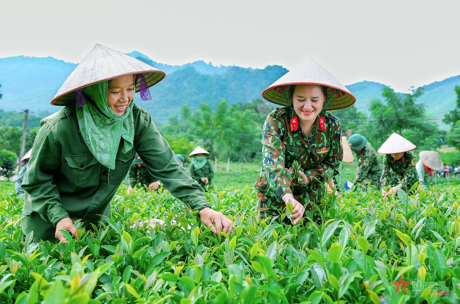 Cốc Slông in dấu bộ đội