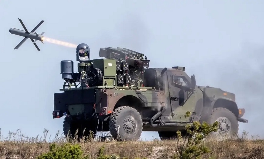 Tên lửa SPIKE triển khai ở Estonia. Ảnh: Military Leak 