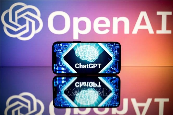 Biểu tượng của OpenAI và ChatGPT. Ảnh: AFP/TTXVN 