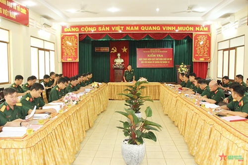 Kiểm tra thực hiện quy chế dân chủ cơ sở tại tại Đảng ủy quân sự quận 12, Bộ tư lệnh TP Hồ Chí Minh