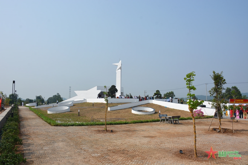 Quang cảnh Khu lưu niệm Chiến thắng Vườn Gòn - Đá Bàn. 