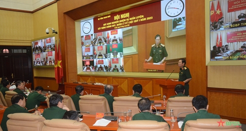 Thượng tướng Nguyễn Tân Cương: Kết hợp chặt chẽ giữa huấn luyện với xây dựng chính quy, quản lý kỷ luật