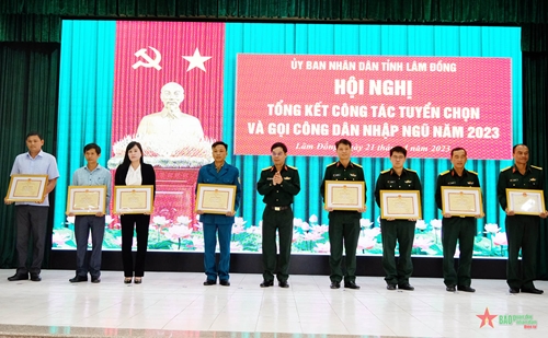 Lâm Đồng tiếp tục nâng cao chất lượng tuyển quân năm 2024