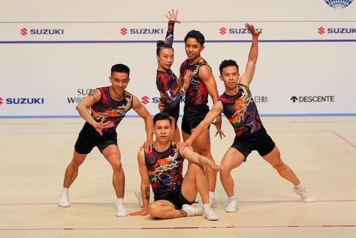 Đội tuyển Aerobic Việt Nam đoạt 1 huy chương vàng tại Cúp thế giới