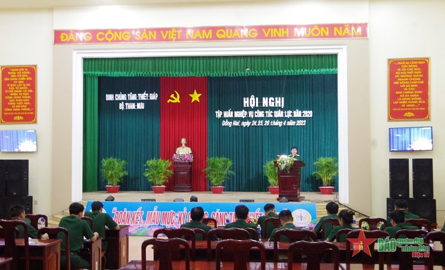 Quang cảnh hội nghị tập huấn.