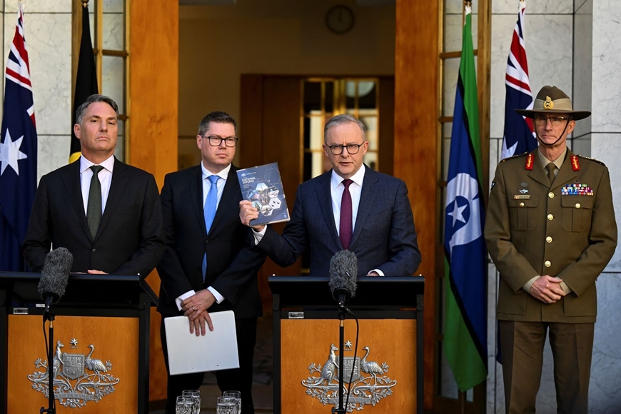 Australia công bố bản đánh giá chiến lược quốc phòng mới
