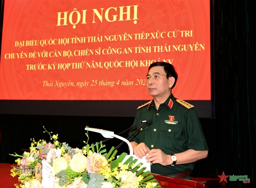 Đại tướng Phan Văn Giang: Nhiều dự thảo luật đang được xây dựng liên quan trực tiếp đến quân đội và công an