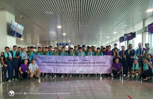 U22 Việt Nam lên đường sang Campuchia dự SEA Games 32