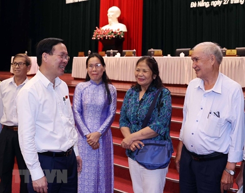 Chủ tịch nước Võ Văn Thưởng tiếp xúc cử tri Đà Nẵng: Xử lý cả tham nhũng lớn và tham nhũng vặt ở cơ sở