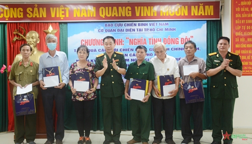 Chương trình “Nghĩa tình đồng đội” tại TP Hồ Chí Minh