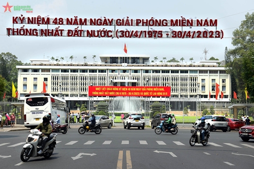 Ngày 30-4 trên Thành phố Hồ Chí Minh