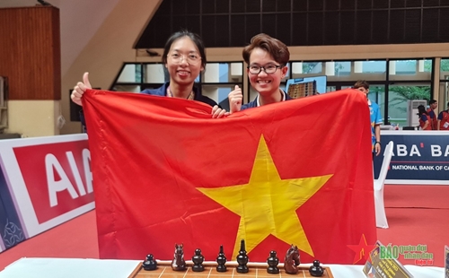 “Mở hàng” huy chương vàng SEA Games, hai kỳ thủ cờ ốc Việt Nam nói điều xúc động
