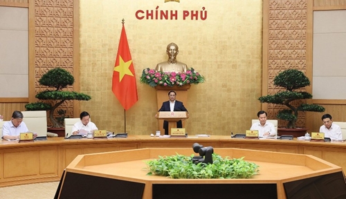 Thủ tướng Chính phủ Phạm Minh Chính chủ trì phiên họp Chính phủ thường kỳ tháng 4