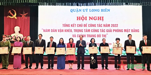 Quận Long Biên, TP Hà Nội: Phát huy vai trò “cánh tay” nối dài của cấp ủy