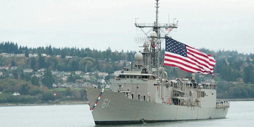 Khinh hạm lớp Oliver Hazard Perry cuối cùng của Hải quân Mỹ được loại biên vào năm 2015. Ảnh: Hải quân Mỹ 