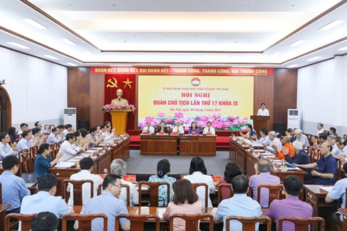 Hội nghị Đoàn Chủ tịch Ủy ban Trung ương Mặt trận Tổ quốc Việt Nam lần thứ 17