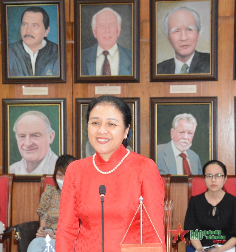 Chủ tịch VUFO khẳng định quan hệ giữa hai nước không ngừng được củng cố và phát triển.