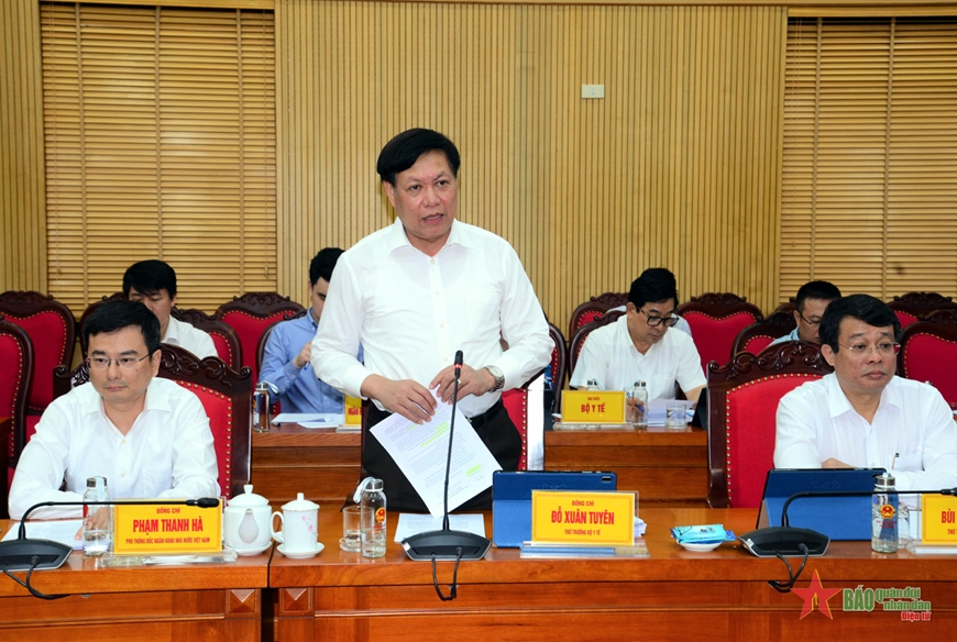 Đại tướng Phan Văn Giang chủ trì đoàn công tác Chính phủ