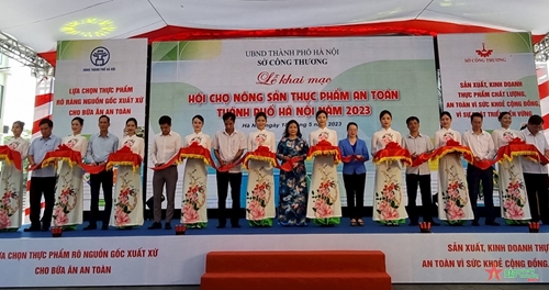 100 đơn vị tham gia Hội chợ nông sản thực phẩm an toàn Thành phố Hà Nội năm 2023

