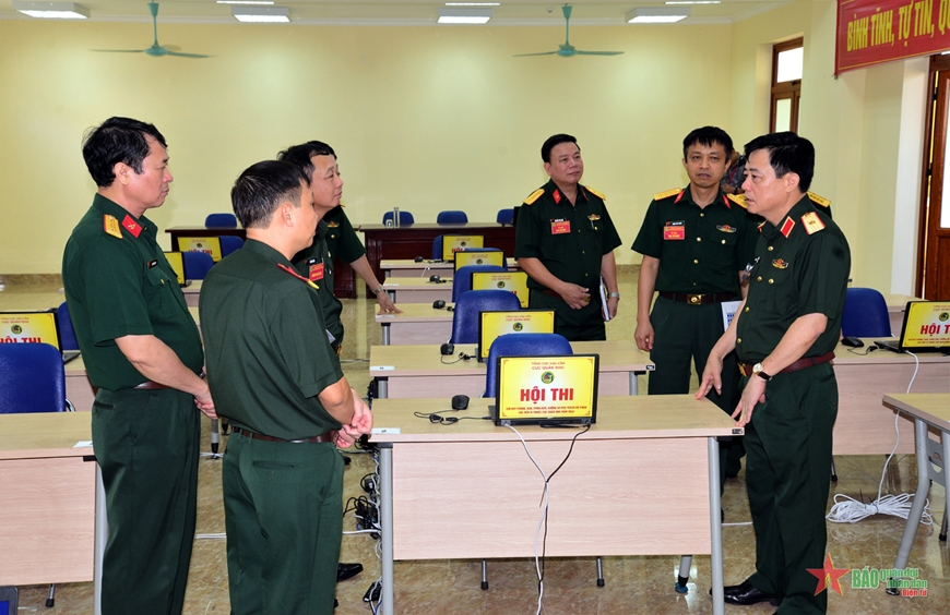 Cục Quân nhu, Tổng cục Hậu cần thi cán bộ, chỉ huy của các đơn vị trực thuộc