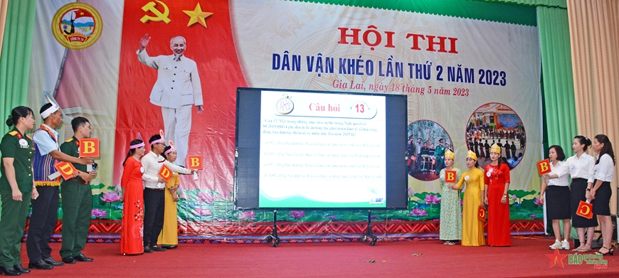 Sôi nổi, hấp dẫn, thiết thực hội thi “Dân vận khéo” của Công ty 74