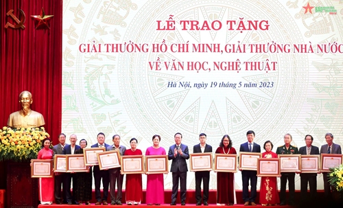 Trao Giải thưởng Hồ Chí Minh, Giải thưởng Nhà nước về văn học, nghệ thuật năm 2022 tặng 128 tác giả, đồng tác giả
