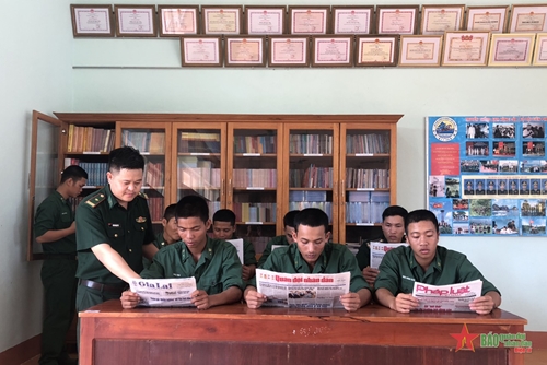 Đẩy mạnh văn hóa đọc trong các đồn biên phòng ở tỉnh Gia Lai