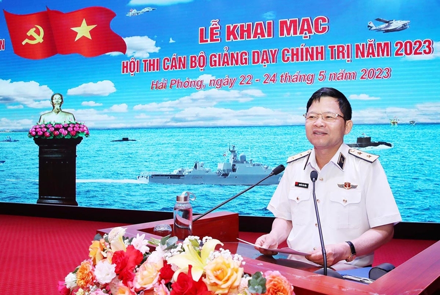  Trung tướng Nguyễn Văn Bổng phát biểu khai mạc.