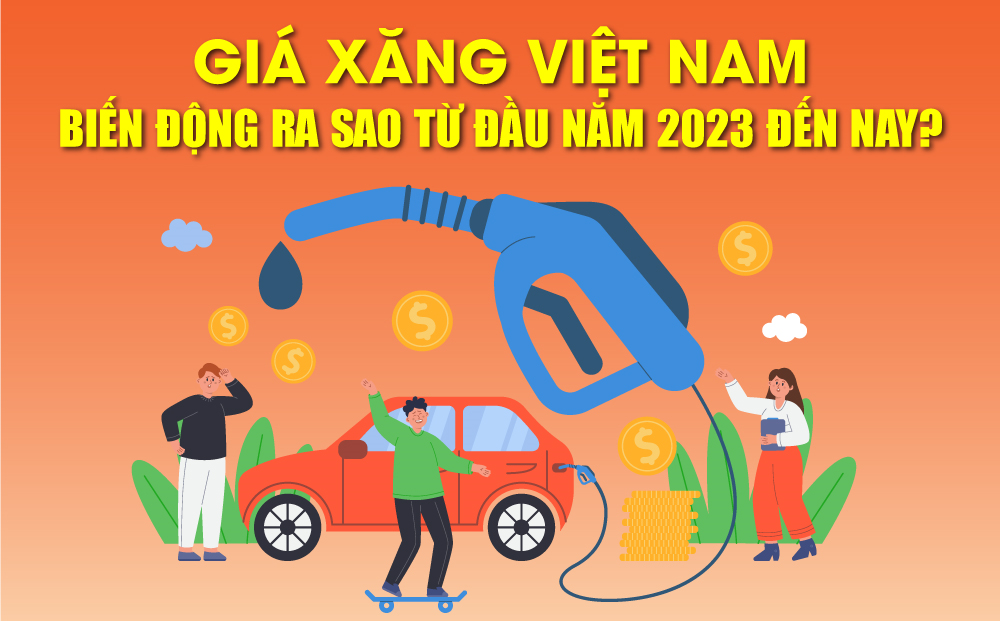 Giá xăng Việt Nam biến động ra sao từ đầu năm 2023 đến nay?