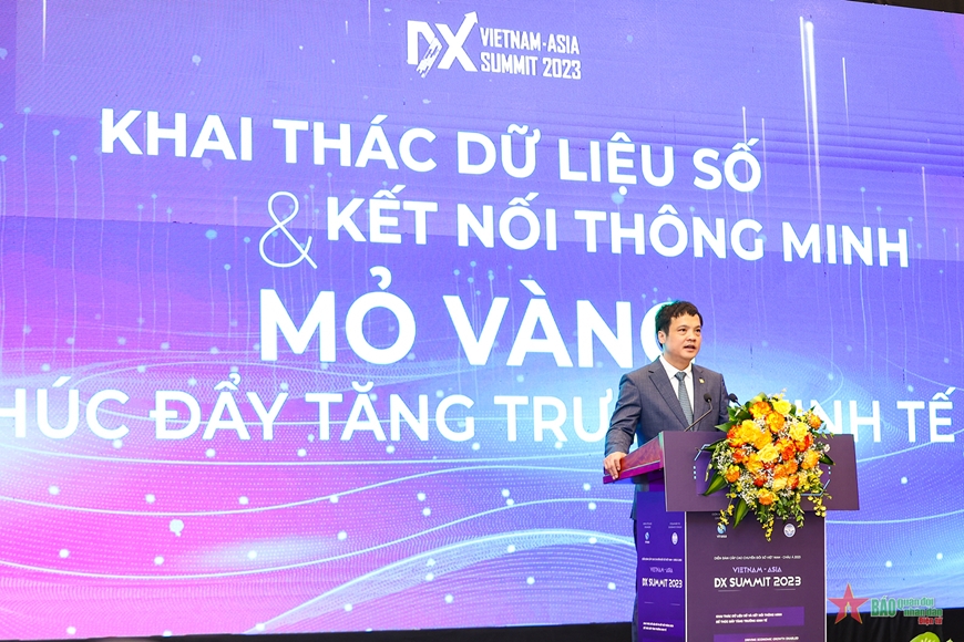 Chủ tịch VINASA Nguyễn Văn Khoa phát biểu tại hội nghị.