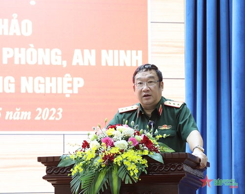 Thượng tướng Phạm Hoài Nam chủ trì Hội nghị Ban soạn thảo xây dựng Luật Công nghiệp quốc phòng, an ninh và động viên công nghiệp
