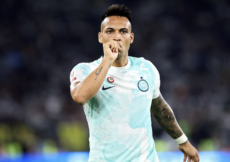 Lautaro Martinez tỏa sáng với một cú đúp giúp Inter bảo vệ thành công chức vô địch Coppa Italia. Ảnh: Dailymail