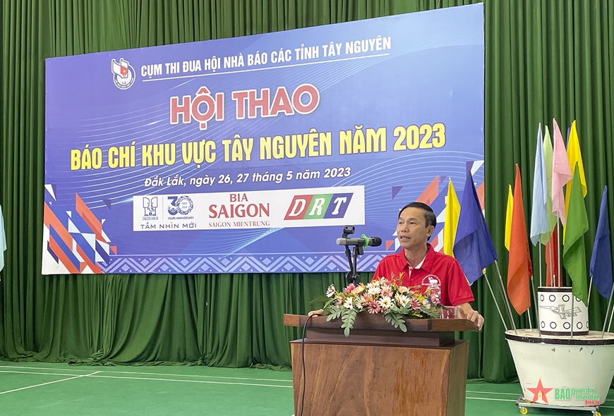 Tỉnh Đắk Lắk: 131 vận động viên tranh tài tại Hội thao Báo chí khu vực Tây Nguyên năm 2023